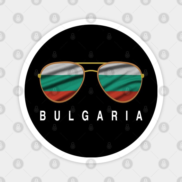 Bulgaria Sunglasses, Bulgaria Flag, Bulgaria gift , Bulgarian Magnet by JayD World